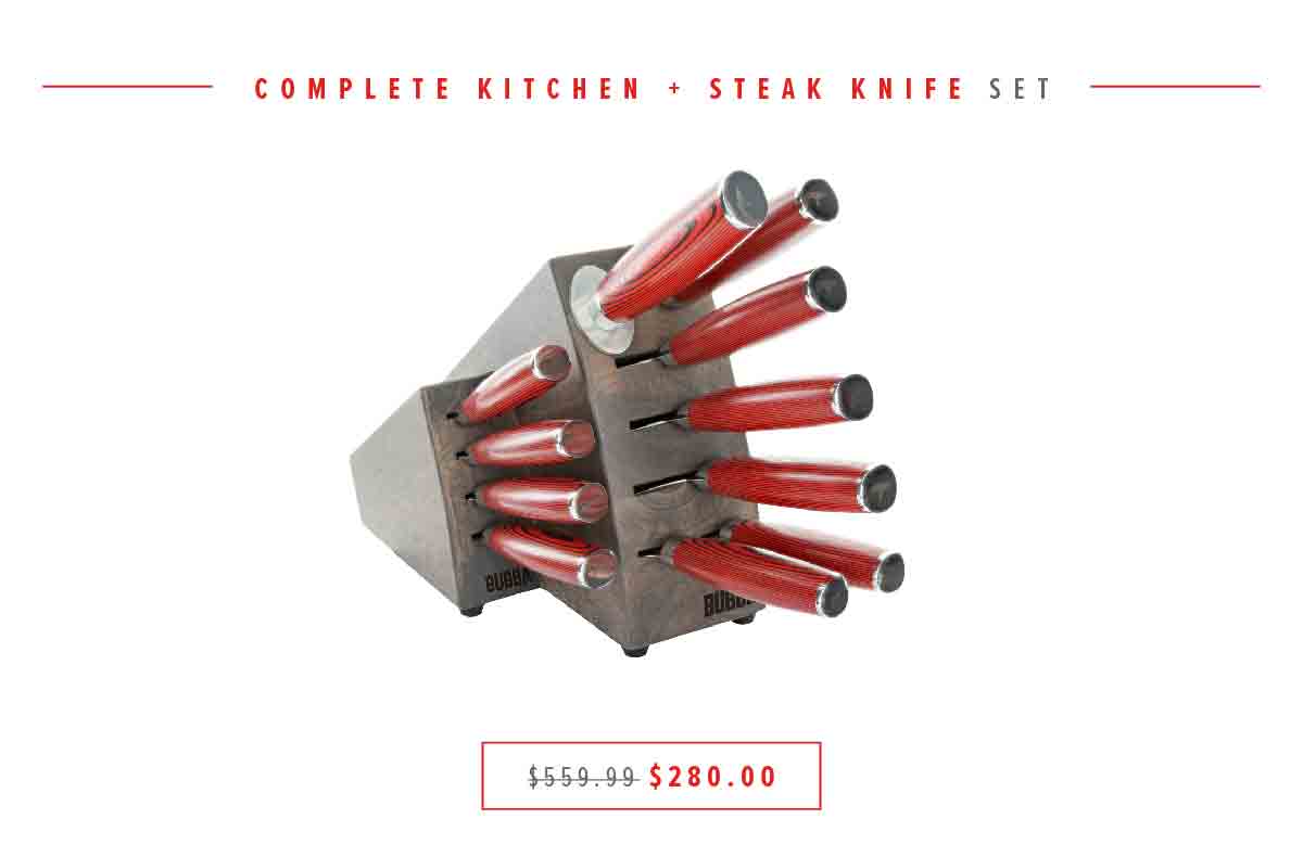 Complete Kitchen + Steak Knife Set