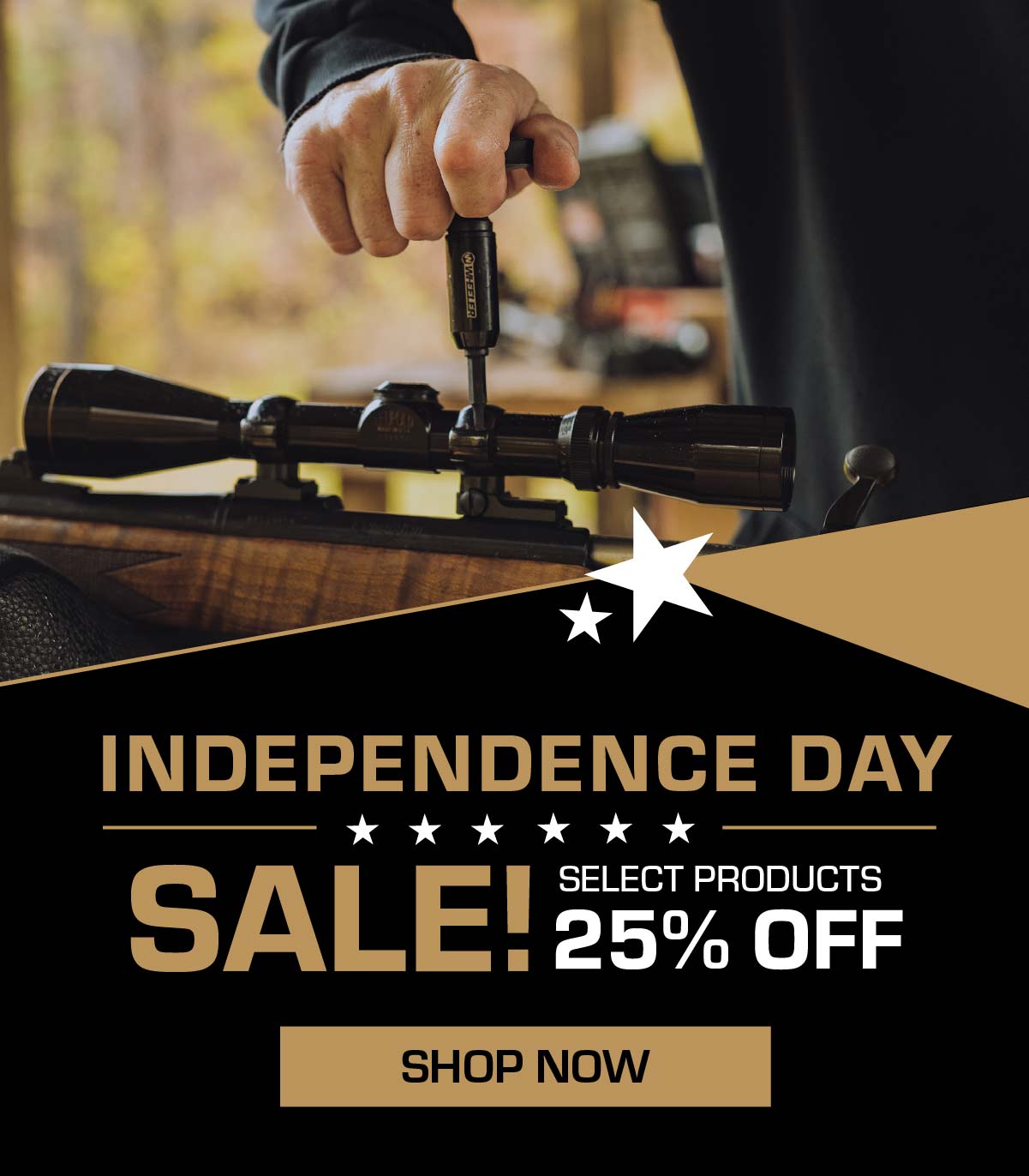 Get up to 25% off Select Scope Mounting Tools, Rings & Mounts!