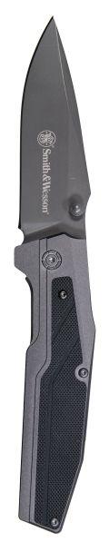 Smith & Wesson® Clip Point Black Inlay Handle