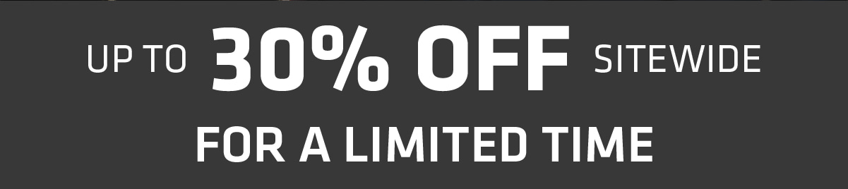 30% OFF for a limited time