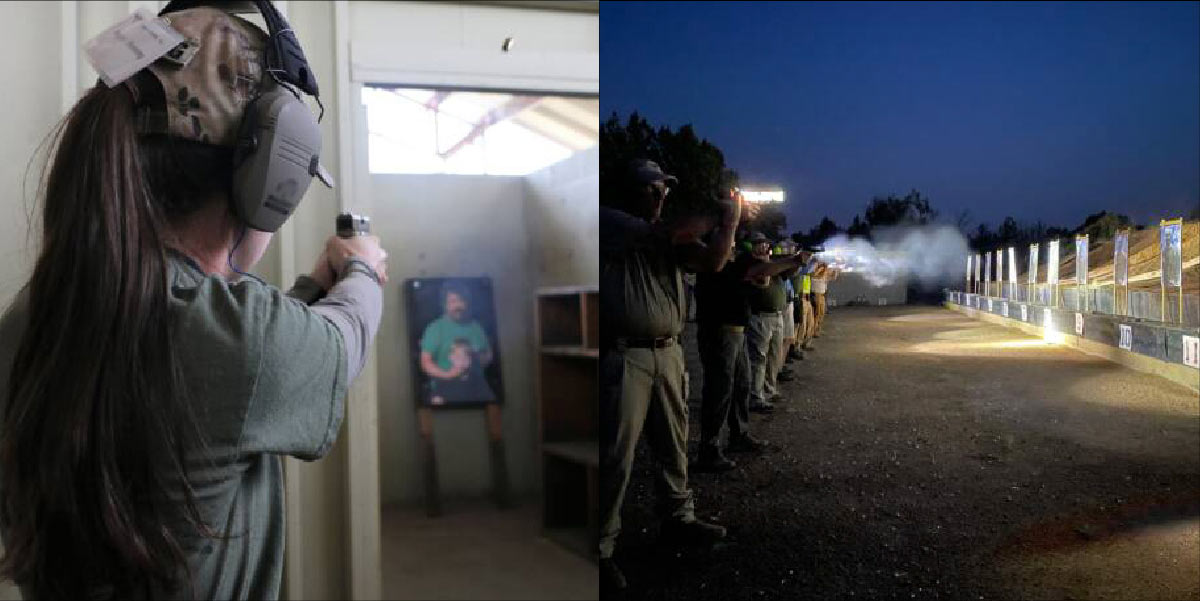 room clearing and flashlight drills