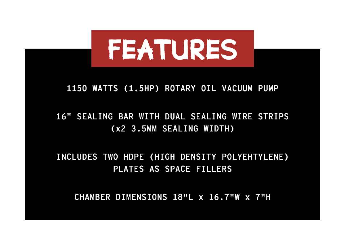 16" Chamber Vacuum Sealer