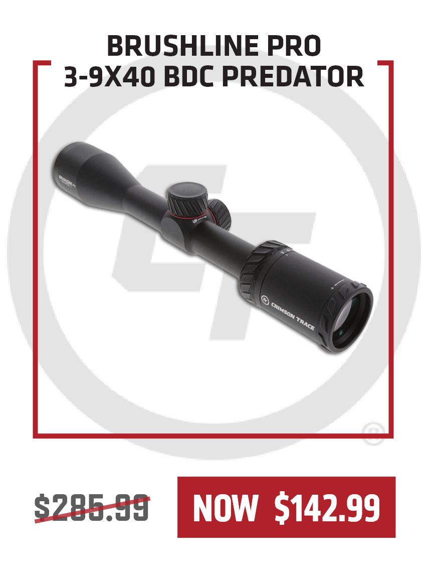 brushline pro 3-9x40 bdc predator