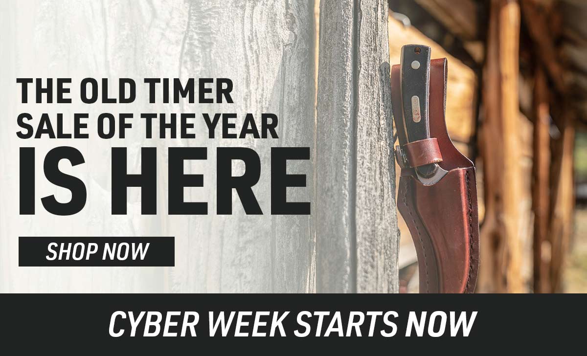 Old Timer Cyber Week Starts Now!