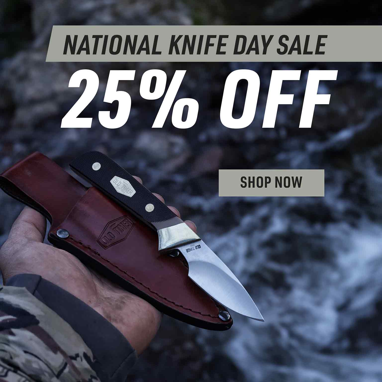 National Knife Day Sale 25% OFF Site Wide