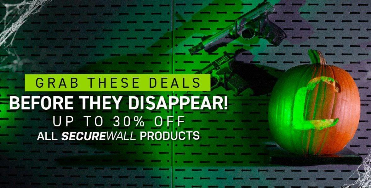 grab these deals before they disappear! up to 30% off all securewall products, shop now