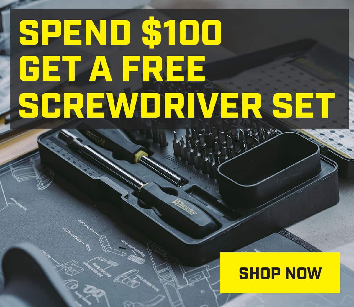Free 89pc Screwdriver Set