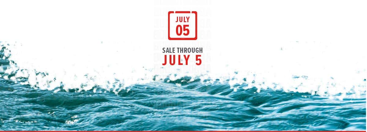 Sale Through July 5th