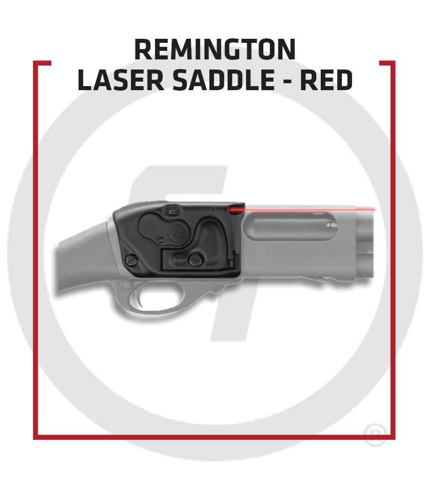 remington laser saddle - red